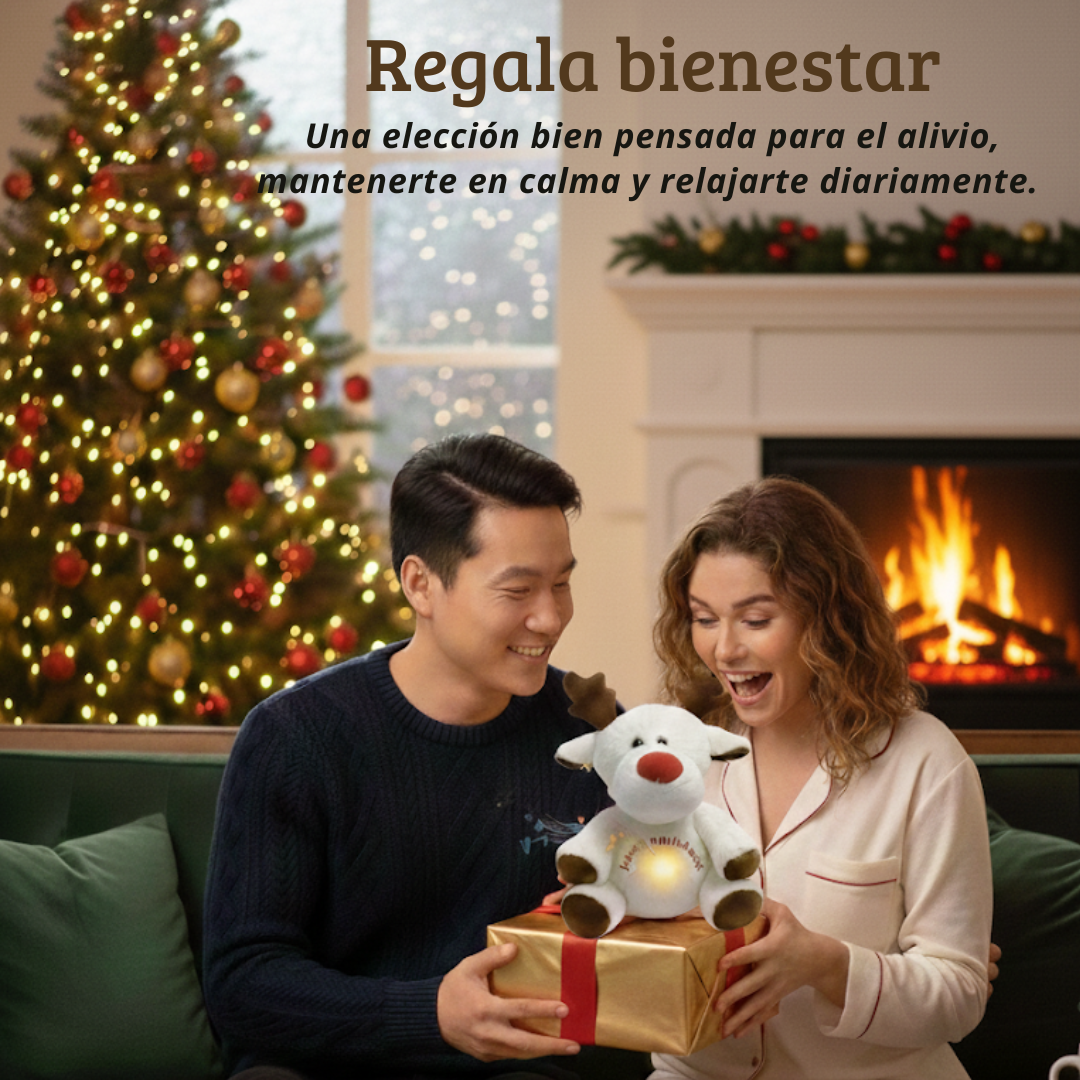 LumiReno ™ Reno de peluche que respira